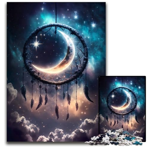 Traumfänger-Puzzle für Erwachsene, 1000 Teile, anspruchsvolles DIY-Denkspiel, perfektes Familienspiel oder dekoratives Geschenk, 26x38cm Traumfänger-Puzzle für Erwachsene, 1000 Teile, anspruchsvolles DIY-Denkspiel, perfektes Familienspiel oder dekoratives Geschenk, 26x38cm von XHAXING