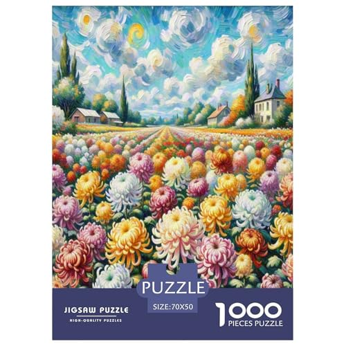 Chrysanthemen Puzzles 1000-teilige Schwer Puzzle Spielzeug Lernspiel Impossible Herausforderungsspielzeug Für Erwachsene Kinder 70x50cm/1000pcs Chrysanthemen Puzzles 1000-teilige Schwer Puzzle Spielzeug Lernspiel Impossible Herausforderungsspielzeug Für Erwachsene Kinder 70x50cm/1000pcs von XHSMSHWY