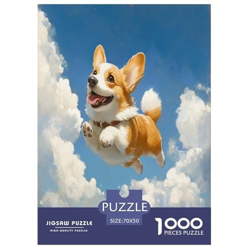 Corgi Puzzle 1000-teilige Schwer Puzzle Spielzeug Lernspiel Impossible Herausforderungsspielzeug Für Erwachsene Und Kinder Ab 12 Jahren 70x50cm/1000pcs Corgi Puzzle 1000-teilige Schwer Puzzle Spielzeug Lernspiel Impossible Herausforderungsspielzeug Für Erwachsene Und Kinder Ab 12 Jahren 70x50cm/1000pcs von XHSMSHWY