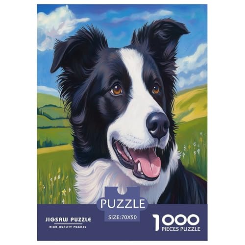 Der Border Collie Puzzle 1000 Teile Schwer Puzzle Spielzeug Pädagogisches Spiel Impossible Herausforderungsspielzeug Für Erwachsene Und Kinder Ab 12 Jahren 70x50cm/1000pcs Der Border Collie Puzzle 1000 Teile Schwer Puzzle Spielzeug Pädagogisches Spiel Impossible Herausforderungsspielzeug Für Erwachsene Und Kinder Ab 12 Jahren 70x50cm/1000pcs von XHSMSHWY