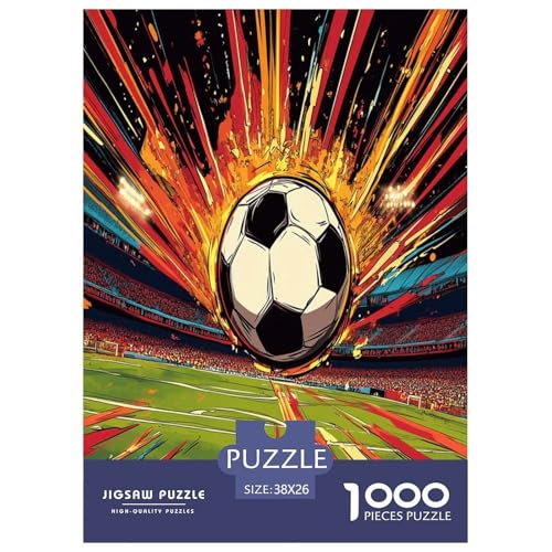 Fußball Puzzle 1000 Teile Schwer Puzzle Spielzeug Lernspiel Impossible Herausforderungsspielzeug Für Erwachsene Kinder 38x26cm/1000pcs Fußball Puzzle 1000 Teile Schwer Puzzle Spielzeug Lernspiel Impossible Herausforderungsspielzeug Für Erwachsene Kinder 38x26cm/1000pcs von XHSMSHWY
