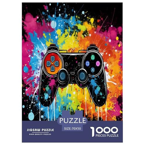 Spiel Puzzle 1000-teilige Schwer Puzzle Spielzeug Pädagogisches Spiel Impossible Herausforderung Spielzeug Für Erwachsene Und Kinder Ab 12 Jahren 70x50cm/1000pcs von XHSMSHWY