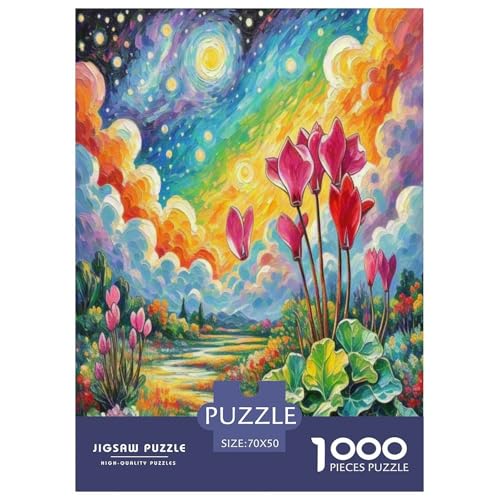 Zyklamen Puzzle 1000 Teile Schwer Puzzle Spielzeug Pädagogisches Spiel Impossible Herausforderungsspielzeug Für Erwachsene Kinder 70x50cm/1000pcs Zyklamen Puzzle 1000 Teile Schwer Puzzle Spielzeug Pädagogisches Spiel Impossible Herausforderungsspielzeug Für Erwachsene Kinder 70x50cm/1000pcs von XHSMSHWY
