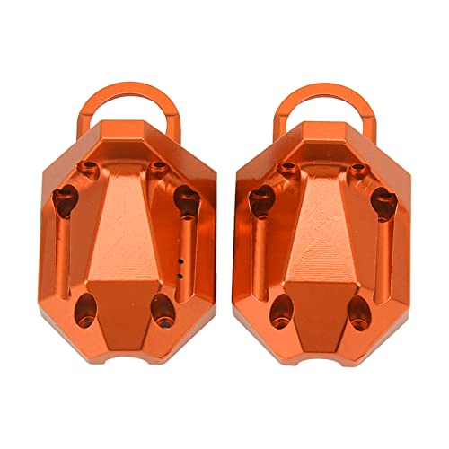 XHTLLO Aluminiumlegierung RC Hinterachsgetriebegehäuse Für 1/7 UDR, Einfache Installation, Langlebige Ersatzteile(Orange) von XHTLLO