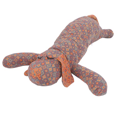 XHTLLO Niedliches Hunde-Plüschkissen Für Schlafsofa, Verhindert Verformung, Farbechtes Stofftierspielzeug(Lila) von XHTLLO