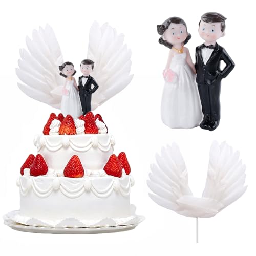 XHYASD Brautpaar Figuren Torte Tortenaufsatz, Hochzeitspaar Figuren Deko, tortenfigur hochzeit, Cake Topper Hochzeitit XHYASD Brautpaar Figuren Torte Tortenaufsatz, Hochzeitspaar Figuren Deko, tortenfigur hochzeit, Cake Topper Hochzeitit von XHYASD