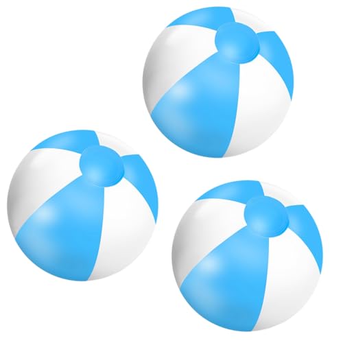 Aufblasbare Wasserball, 3 Stück Aufblasbare Wasserbälle, Strandball Aufblasbar, Wasserball für Schwimmbad Party Ball, Strand, Garten Aufblasbare Wasserball, 3 Stück Aufblasbare Wasserbälle, Strandball Aufblasbar, Wasserball für Schwimmbad Party Ball, Strand, Garten von XIABYAYU