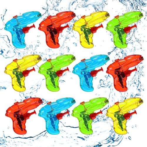 Mini Wasserpistolen, 12 Stück Wasserpistole Klein, Wasserpistolen für Kinder, Wasserpistole Spielzeug, Wasserpistolen Set, Wasserblaster Kinder für Sommer Spielzeug Pool Garten Strand Party Mini Wasserpistolen, 12 Stück Wasserpistole Klein, Wasserpistolen für Kinder, Wasserpistole Spielzeug, Wasserpistolen Set, Wasserblaster Kinder für Sommer Spielzeug Pool Garten Strand Party von XIABYAYU