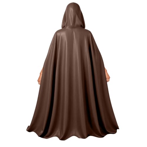 XIADUOBAAN Umhang mit Kapuze Herren Damen Mittelalter Mantel Jedi Robe Ritter Fancy Halloween Cosplay Kostüm Cape Halloween Kleid Lang Gothic Kleidung Vintage Karneval Kostüm XIADUOBAAN Umhang mit Kapuze Herren Damen Mittelalter Mantel Jedi Robe Ritter Fancy Halloween Cosplay Kostüm Cape Halloween Kleid Lang Gothic Kleidung Vintage Karneval Kostüm von XIADUOBAAN