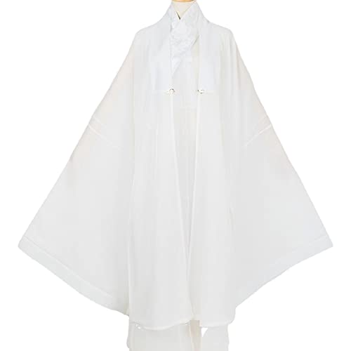 Hanfu Herren-Kostüm, chinesisch, traditionelles Hanfu-Kleid, Weiß, Cosplay-Kostüm, ausgefallen, Größe XL, XL Hanfu Herren-Kostüm, chinesisch, traditionelles Hanfu-Kleid, Weiß, Cosplay-Kostüm, ausgefallen, Größe XL, XL von XIALON