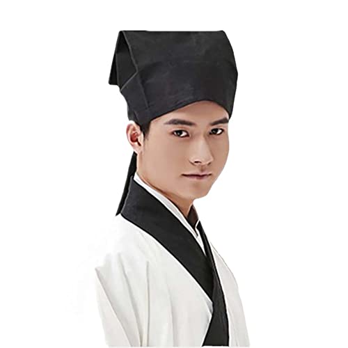 XIALON Hanfu Hut Herren Chinesisch Traditionell Antike Scholar Lehrer Männlich Vintage Konfuzian Handtuch Cosplay Hut für Männer XIALON Hanfu Hut Herren Chinesisch Traditionell Antike Scholar Lehrer Männlich Vintage Konfuzian Handtuch Cosplay Hut für Männer von XIALON