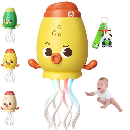 XIANGSHI Magic Electric Dancing Octopus Toy, Dancing Squid Toy, Electric Crawling Octopus Toys with LED Lighting & Music, Rechargeable Automatic Evasion for Indoor Cat Dog or Birthday Gifts (Yellow) XIANGSHI Magic Electric Dancing Octopus Toy, Dancing Squid Toy, Electric Crawling Octopus Toys with LED Lighting & Music, Rechargeable Automatic Evasion for Indoor Cat Dog or Birthday Gifts (Yellow) von XIANGSHI