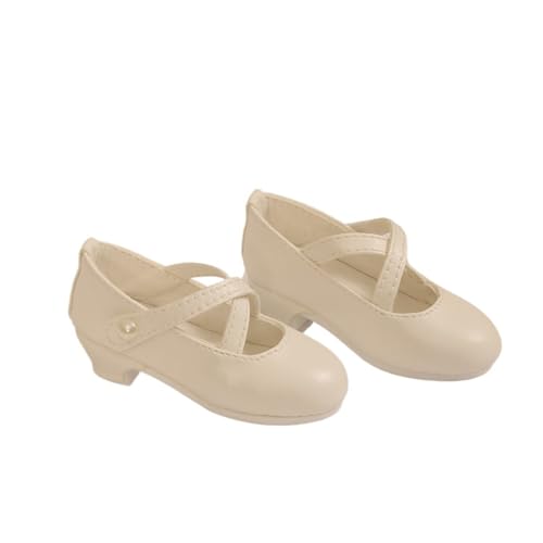 XIANMY Doll High Heels Puppe Tanzschuhe Lederschuhe Sandalen Freizeitschuhe Stiefel für 45 cm Mädchen Puppen 1/4 BJD Puppe Dress-Up Doll Kostüm Zubehör Weiß XIANMY Doll High Heels Puppe Tanzschuhe Lederschuhe Sandalen Freizeitschuhe Stiefel für 45 cm Mädchen Puppen 1/4 BJD Puppe Dress-Up Doll Kostüm Zubehör Weiß von XIANMY