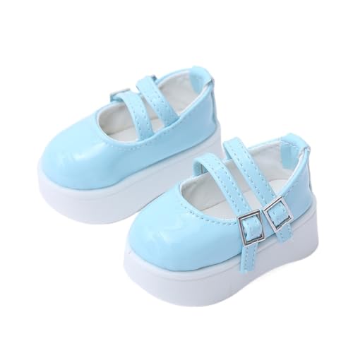 XIANMY Doll High Heels Schnallen Lederschuhe Sandalen Freizeitschuhe Stiefel für 45 cm Puppen 1/4 BJD Girl Doll Dress Up Doll Kostüm Zubehör Blau XIANMY Doll High Heels Schnallen Lederschuhe Sandalen Freizeitschuhe Stiefel für 45 cm Puppen 1/4 BJD Girl Doll Dress Up Doll Kostüm Zubehör Blau von XIANMY