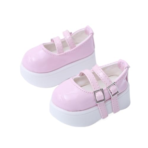 XIANMY Doll High Heels Schnallen Lederschuhe Sandalen Freizeitschuhe Stiefel für 45 cm Puppen 1/4 BJD Girl Doll Dress Up Doll Kostüm Zubehör Rosa XIANMY Doll High Heels Schnallen Lederschuhe Sandalen Freizeitschuhe Stiefel für 45 cm Puppen 1/4 BJD Girl Doll Dress Up Doll Kostüm Zubehör Rosa von XIANMY