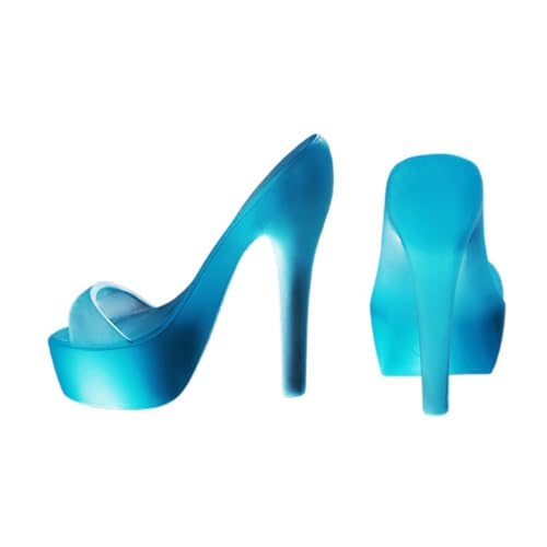 XIANMY Doll High Heels Schuhe Sandalen Schuhe Mini Freizeitschuhe Stiefel für 45 cm Mädchen Puppen 1/4 BJD Doll Dress Up Doll Kostüm Zubehör Blau von XIANMY