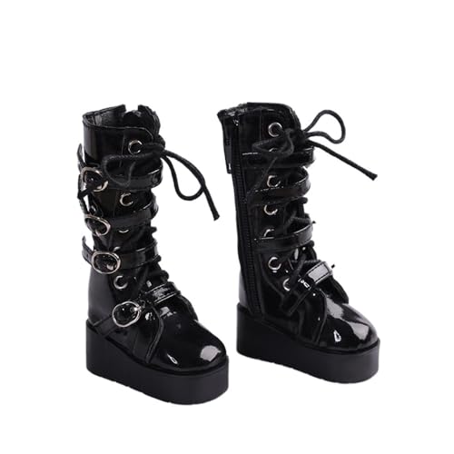XIANMY Doll Platform Boots Lace Up Leather Shoes Mini Casual Shoes for 45cm Girl Dolls 1/4 BJD Doll Dress Up Doll Costume Accessories Black XIANMY Doll Platform Boots Lace Up Leather Shoes Mini Casual Shoes for 45cm Girl Dolls 1/4 BJD Doll Dress Up Doll Costume Accessories Black von XIANMY