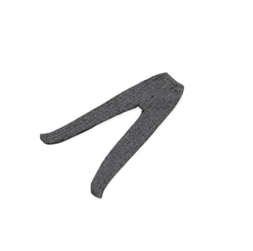 XIANMY Puppe Leggings Socken Strumpfhosen Hosen Anzug Puppe Kleidung Outfits Set für 30cm Mädchen Puppe 1/6 BJD Puppe Anziehpuppe Kostüm Zubehör Dunkelgrau von XIANMY
