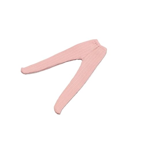 XIANMY Puppe Leggings Socken Strumpfhosen Hosen Anzug Puppe Kleidung Outfits Set für 30cm Mädchen Puppe 1/6 BJD Puppe Dress Up Puppe Kostüm Zubehör Rosa von XIANMY