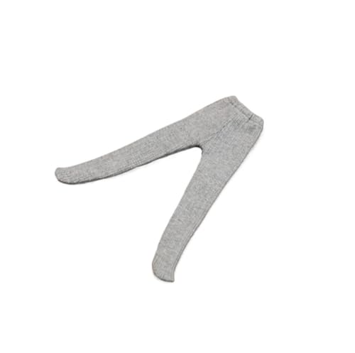 XIANMY Puppe Leggings Socken Strumpfhosen Hosen Anzug Puppe Kleidung Outfits Set für 45cm Mädchen Puppe 1/4 BJD Puppe Anziehpuppe Kostüm Zubehör Hellgrau von XIANMY