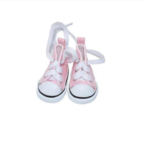 XIANMY Puppen-Canvas-Schuhe, Stiefel, Freizeitschuhe für 20 cm Baumwollpuppen, 1/6, BJD-Puppe, Kostüm-Zubehör, rosa XIANMY Puppen-Canvas-Schuhe, Stiefel, Freizeitschuhe für 20 cm Baumwollpuppen, 1/6, BJD-Puppe, Kostüm-Zubehör, rosa von XIANMY