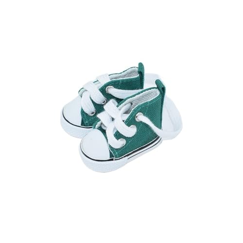 XIANMY Puppen-Canvas-Schuhe, Stiefel, Freizeitschuhe für 20 cm Baumwollpuppen, 1/6, BJD-Puppe, Kostümzubehör, Grün XIANMY Puppen-Canvas-Schuhe, Stiefel, Freizeitschuhe für 20 cm Baumwollpuppen, 1/6, BJD-Puppe, Kostümzubehör, Grün von XIANMY