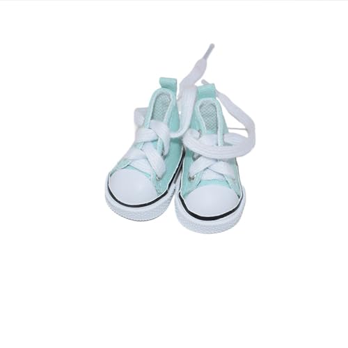 XIANMY Puppen-Canvas-Schuhe, Stiefel, Freizeitschuhe für 20 cm Baumwollpuppen, 1/6, BJD-Puppe, Kostümzubehör, Hellgrün XIANMY Puppen-Canvas-Schuhe, Stiefel, Freizeitschuhe für 20 cm Baumwollpuppen, 1/6, BJD-Puppe, Kostümzubehör, Hellgrün von XIANMY