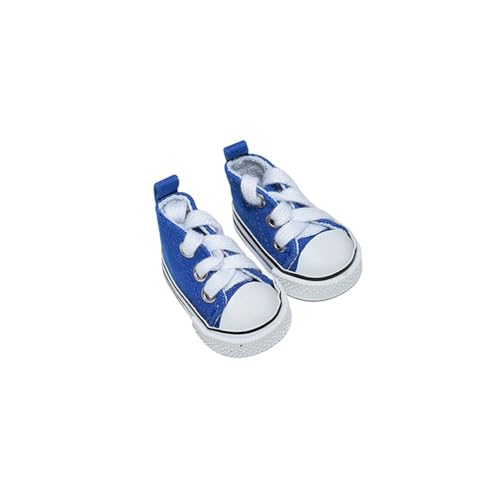 XIANMY Puppen-Canvas-Schuhe, Stiefel, Freizeitschuhe für 20 cm Baumwollpuppen, 1/6, BJD-Puppe, Kostümzubehör, Königsblau XIANMY Puppen-Canvas-Schuhe, Stiefel, Freizeitschuhe für 20 cm Baumwollpuppen, 1/6, BJD-Puppe, Kostümzubehör, Königsblau von XIANMY