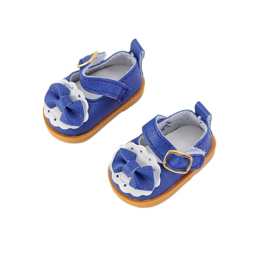 XIANMY Puppen-Lederschuhe, Schleife, Sandale, Freizeitschuhe, Stiefel für 20 cm Baumwollpuppen, 1/6, BJD-Mädchenpuppe, Kostümzubehör, Blau XIANMY Puppen-Lederschuhe, Schleife, Sandale, Freizeitschuhe, Stiefel für 20 cm Baumwollpuppen, 1/6, BJD-Mädchenpuppe, Kostümzubehör, Blau von XIANMY