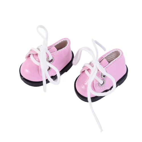 XIANMY Puppen-Lederschuhe, Schnürschuhe, flache Sandalen, Freizeitschuhe, Stiefel für 30 cm große Mädchenpuppen, 1/6, BJD-Puppe, Kostümzubehör, Rosa XIANMY Puppen-Lederschuhe, Schnürschuhe, flache Sandalen, Freizeitschuhe, Stiefel für 30 cm große Mädchenpuppen, 1/6, BJD-Puppe, Kostümzubehör, Rosa von XIANMY