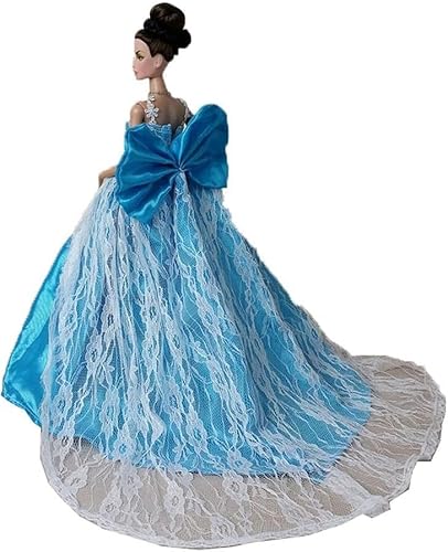 XIANMY Puppenkleidung, Kleid, Hochzeit, Prinzessinnen-Outfits, Kostüm für 30 cm, Puppenzubehör, Kindergeschenk XIANMY Puppenkleidung, Kleid, Hochzeit, Prinzessinnen-Outfits, Kostüm für 30 cm, Puppenzubehör, Kindergeschenk von XIANMY