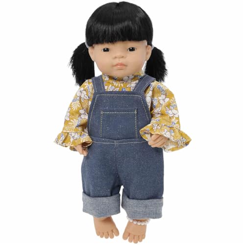 XIANMY Puppenkleidung, Kleid, Jumpsuits, Oberteil, Hose, Rock, Anzug, Puppen-Outfits für 38 cm, Mädchen, Puppenzubehör, Geburtstag, Weihnachten, Party, Hemd, Hose XIANMY Puppenkleidung, Kleid, Jumpsuits, Oberteil, Hose, Rock, Anzug, Puppen-Outfits für 38 cm, Mädchen, Puppenzubehör, Geburtstag, Weihnachten, Party, Hemd, Hose von XIANMY