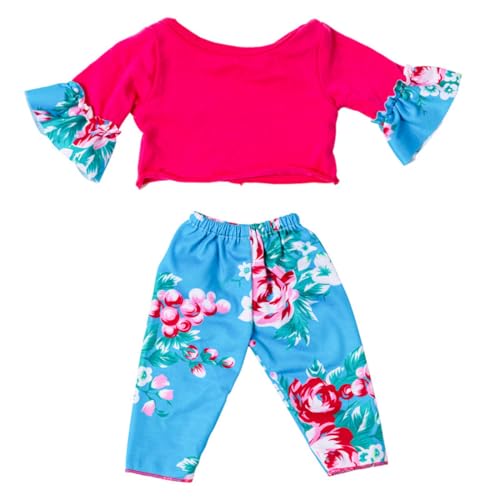 XIANMY Puppenkleidung, Kleid, Oberteil, Hose, Mantel, Hose, Overall, Anzug, Puppen-Outfits für 43 cm, Mädchen, Puppenzubehör, Geburtstag, Weihnachten, Party, Blume XIANMY Puppenkleidung, Kleid, Oberteil, Hose, Mantel, Hose, Overall, Anzug, Puppen-Outfits für 43 cm, Mädchen, Puppenzubehör, Geburtstag, Weihnachten, Party, Blume von XIANMY