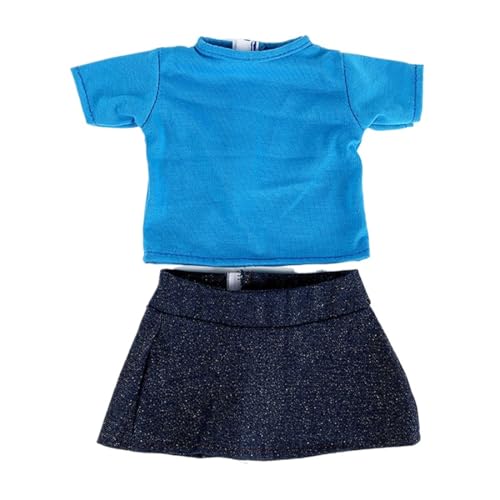 XIANMY Puppenkleidung, Kleid, Schal, Top, Hose, T-Shirt, Minirock, Anzug, Puppen-Outfits für 45 cm, Mädchen, Puppenzubehör, Geburtstag, Weihnachten, Party, A04 XIANMY Puppenkleidung, Kleid, Schal, Top, Hose, T-Shirt, Minirock, Anzug, Puppen-Outfits für 45 cm, Mädchen, Puppenzubehör, Geburtstag, Weihnachten, Party, A04 von XIANMY