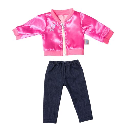 XIANMY Puppenkleidung, Oberteil, Hose, Mantel, Hose, Jacke, Sportanzug, Puppen-Outfits für 43 cm, Mädchen, Puppenzubehör, Geburtstag, Weihnachten, Party, A01 XIANMY Puppenkleidung, Oberteil, Hose, Mantel, Hose, Jacke, Sportanzug, Puppen-Outfits für 43 cm, Mädchen, Puppenzubehör, Geburtstag, Weihnachten, Party, A01 von XIANMY