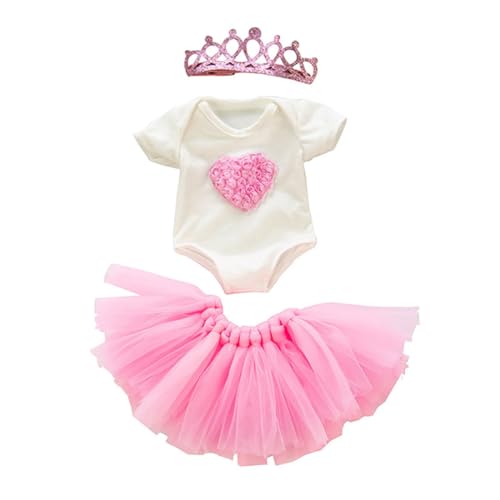 XIANMY Puppenkleidung, Overall, Oberteil, Hose, Kronenkleid, Spitzenrock, Anzug, Puppen-Outfits für 45 cm, Mädchen, Puppenzubehör, Weihnachten, Geburtstag, Party, Liebe XIANMY Puppenkleidung, Overall, Oberteil, Hose, Kronenkleid, Spitzenrock, Anzug, Puppen-Outfits für 45 cm, Mädchen, Puppenzubehör, Weihnachten, Geburtstag, Party, Liebe von XIANMY