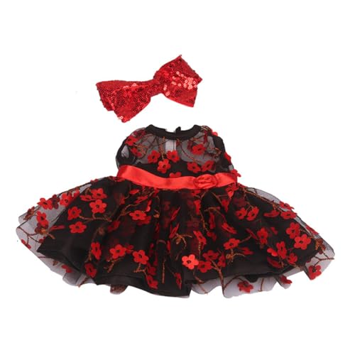 XIANMY Puppenkleidung, Spitzenkleid, Prinzessinnenkleid, Abendkleid, Haarnadelanzug, Puppen-Outfits für 45 cm, Mädchen, Puppenzubehör, Geburtstag, Weihnachten, Party XIANMY Puppenkleidung, Spitzenkleid, Prinzessinnenkleid, Abendkleid, Haarnadelanzug, Puppen-Outfits für 45 cm, Mädchen, Puppenzubehör, Geburtstag, Weihnachten, Party von XIANMY