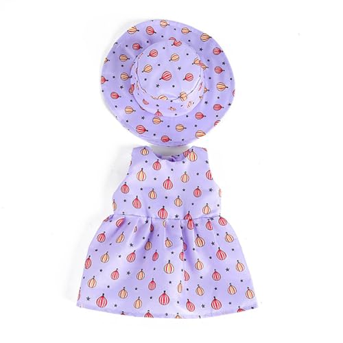 XIANMY Puppenkleidung, T-Shirt, Oberteil, Hose, Jacke, Hose, Mantel, Anzug, Puppen-Outfits für 45 cm, Mädchen, Puppenzubehör, Weihnachten, Geburtstag, Party, Lila XIANMY Puppenkleidung, T-Shirt, Oberteil, Hose, Jacke, Hose, Mantel, Anzug, Puppen-Outfits für 45 cm, Mädchen, Puppenzubehör, Weihnachten, Geburtstag, Party, Lila von XIANMY