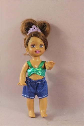 XIANMY Puppenkleidung, bedrucktes Kleid, Oberteil, Rock, Hose, Kostüm, Outfits für 10 cm Mädchen, Puppenzubehör, Kindergeschenk von XIANMY