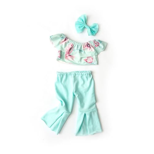 XIANMY Puppenkleidung, schulterfreier Obermantel, Hose, Jacke, Glockenhose, Sommeranzug, Outfits für 45 cm, Puppenzubehör, Weihnachten, Geburtstag, Party, Himmelblau XIANMY Puppenkleidung, schulterfreier Obermantel, Hose, Jacke, Glockenhose, Sommeranzug, Outfits für 45 cm, Puppenzubehör, Weihnachten, Geburtstag, Party, Himmelblau von XIANMY