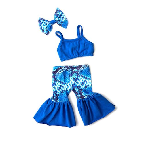 XIANMY Puppenkleidung, schulterfreier Obermantel, Hose, Jacke, Glockenhose, Sommeranzug, Outfits für 45 cm, Puppenzubehör, Weihnachten, Geburtstag, Party, Marineblau XIANMY Puppenkleidung, schulterfreier Obermantel, Hose, Jacke, Glockenhose, Sommeranzug, Outfits für 45 cm, Puppenzubehör, Weihnachten, Geburtstag, Party, Marineblau von XIANMY