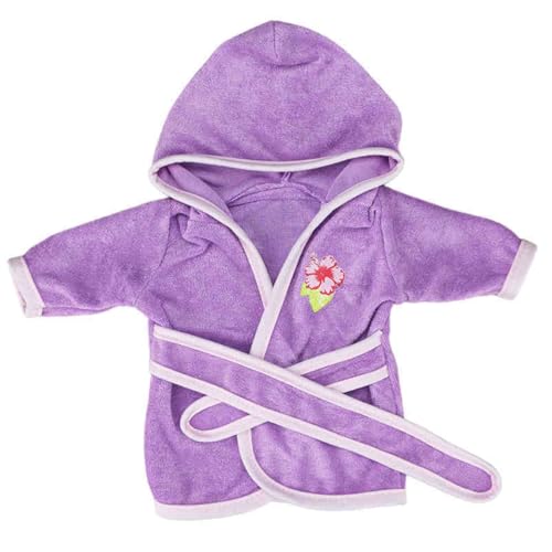 XIANMY Puppenkleidung Kleid Jumpsuits Top Hosen Mantel Pyjama Anzug Puppe Outfits für 45cm 18 Zoll Mädchen Puppe Zubehör Geburtstag Weihnachten Party Lila von XIANMY