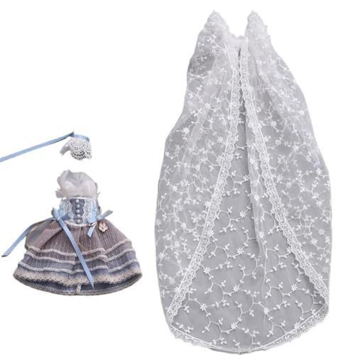 XIANMY Puppenkleidung Kleid Top Hosen Rock Weste T-Shirt Pullover Mantel Anzug Puppe Outfits Set für 45cm Mädchen Puppe 1/4 BJD Puppe Dress-Up Doll Kostüm Zubehör A13 von XIANMY