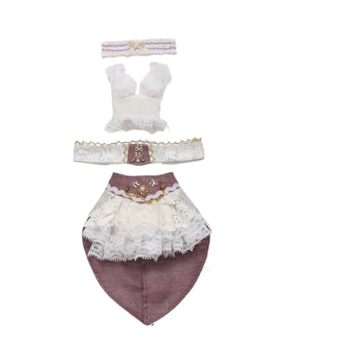 XIANMY Puppenkleidung Kleid Top Hosen Rock Weste T-Shirt Pullover Mantel Anzug Puppe Outfits für 45cm Mädchen Puppe 1/4 BJD Puppe Dress-Up Doll Kostüm Zubehör A04 XIANMY Puppenkleidung Kleid Top Hosen Rock Weste T-Shirt Pullover Mantel Anzug Puppe Outfits für 45cm Mädchen Puppe 1/4 BJD Puppe Dress-Up Doll Kostüm Zubehör A04 von XIANMY