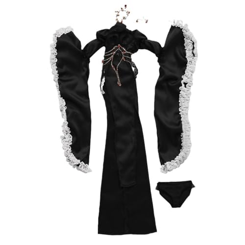 XIANMY Puppenkleidung Mantel Kleid Top Hosen Rock Weste T-Shirt Anzug Cheongsam Puppe Outfits für 45cm Mädchen Puppe 1/4 BJD Puppe Dress-Up Doll Kostüm Zubehör A16 von XIANMY