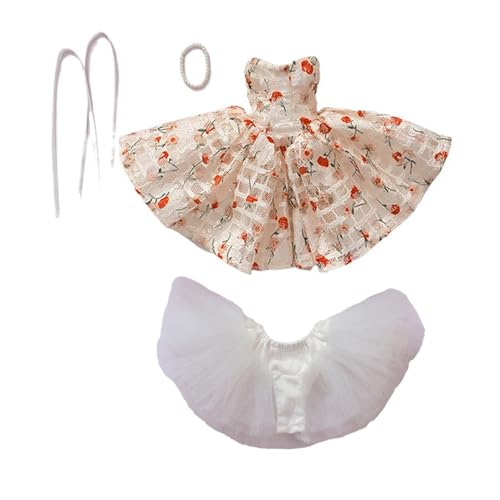 XIANMY Puppenkleidung Mantel Kleid Top Hosen Rock Weste T-Shirt Anzug Cheongsam Puppe Outfits für 45cm Mädchen Puppe 1/4 BJD Puppe Dress-Up Doll Kostüm Zubehör A19 von XIANMY