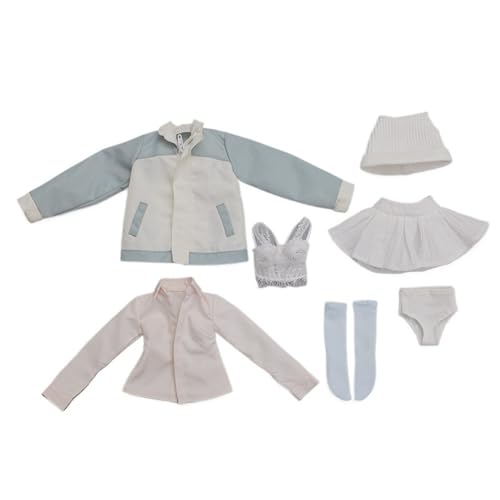XIANMY Puppenkleidung Mantel Kleid Top Hosen Rock Weste T-Shirt Anzug Cheongsam Puppe Outfits für 45cm Mädchen Puppe 1/4 BJD Puppe Dress-Up Doll Kostüm Zubehör A30 XIANMY Puppenkleidung Mantel Kleid Top Hosen Rock Weste T-Shirt Anzug Cheongsam Puppe Outfits für 45cm Mädchen Puppe 1/4 BJD Puppe Dress-Up Doll Kostüm Zubehör A30 von XIANMY