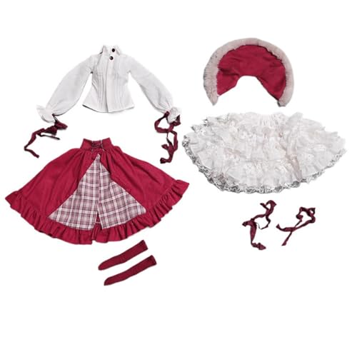 XIANMY Puppenkleidung Mantel Kleid Top Hosen Weste T-Shirt Anzug Cheongsam Puppe Outfits für 45cm Mädchen Puppe 1/4 BJD Puppe Dress-Up Doll Kostüm Zubehör A12 XIANMY Puppenkleidung Mantel Kleid Top Hosen Weste T-Shirt Anzug Cheongsam Puppe Outfits für 45cm Mädchen Puppe 1/4 BJD Puppe Dress-Up Doll Kostüm Zubehör A12 von XIANMY
