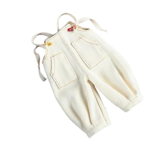 XIANMY Puppenkleidung Pullover Top Overalls Mantel Strampler Anzug Puppe Outfits Set für 30cm Mädchen Puppe 1/6 BJD Puppe Dress-Up Doll Kostüm Zubehör Overalls von XIANMY
