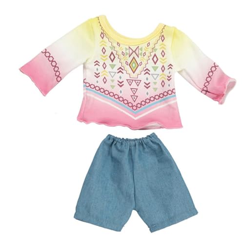XIANMY Puppenkleidung T-Shirt Top Hose Badeanzug Kleid Bademode Anzug Puppe Outfits für 45 cm Mädchen Puppenzubehör Geburtstag Weihnachten Party A04 XIANMY Puppenkleidung T-Shirt Top Hose Badeanzug Kleid Bademode Anzug Puppe Outfits für 45 cm Mädchen Puppenzubehör Geburtstag Weihnachten Party A04 von XIANMY